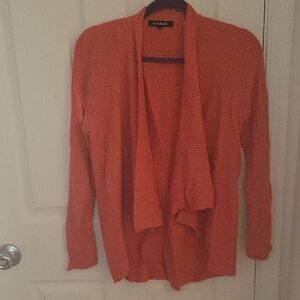 Chaus Women's Vibrant Orange Cardigan